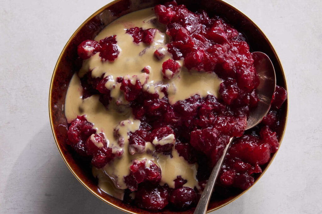 Honey Cranberries with Tahini Recipe