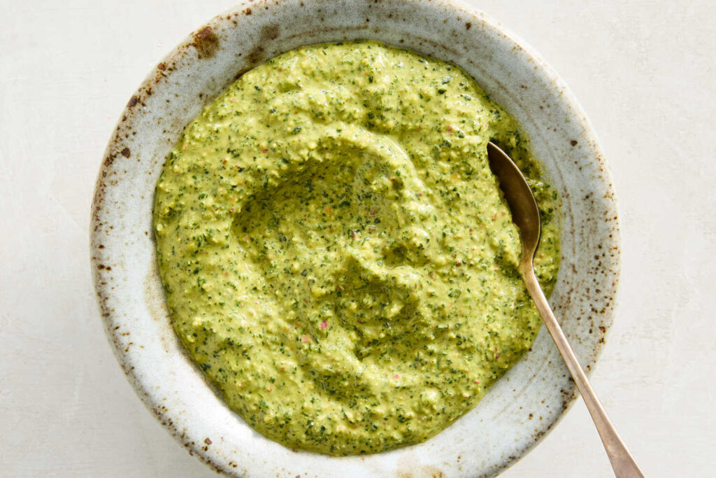 Mint-Pistachio Pesto Recipe