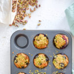 Blueberry and pistachio muffins • Cooking & Enjoy