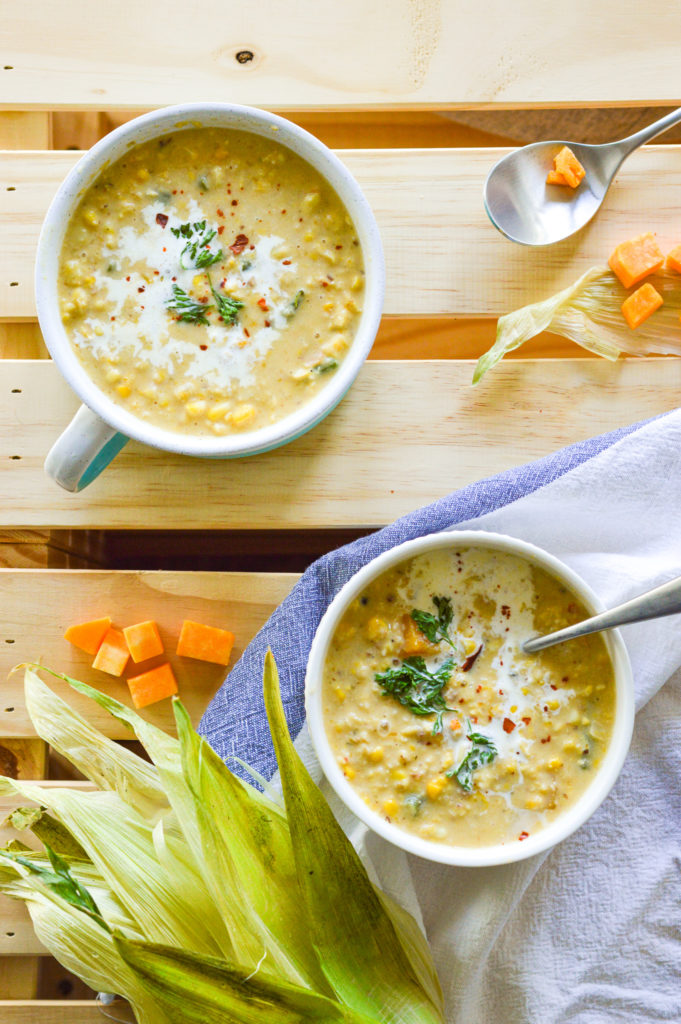 Corn Chowder: My corn chowder like in North America