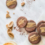 sweet chocolate biscuit with fleur de sel