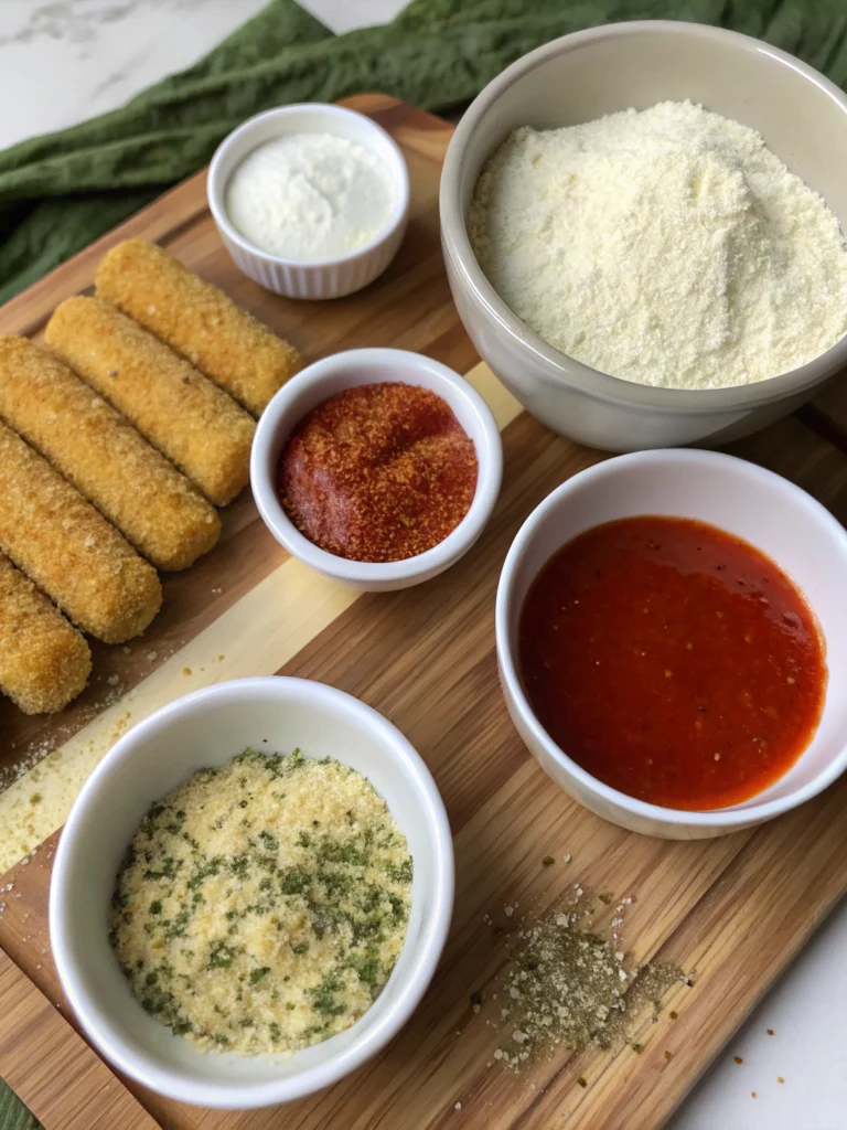 Hot Nashville Mozzarella Sticks in 3 Steps Spicy