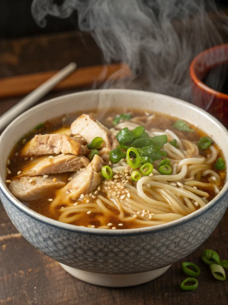 Chicken Noodles with Butter