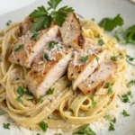 Chicken Pasta with Garlic Butter