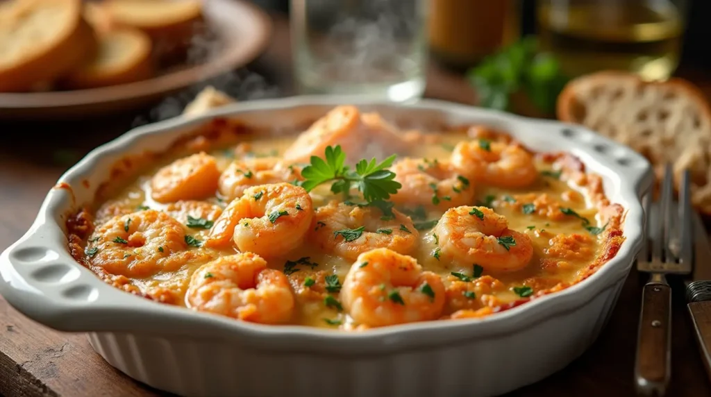 How to Make Garlic Shrimp Gratin in 4 Simple Steps