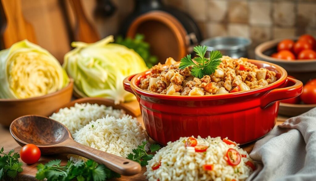 Best Turkey Cabbage Casserole Recipe with Rice